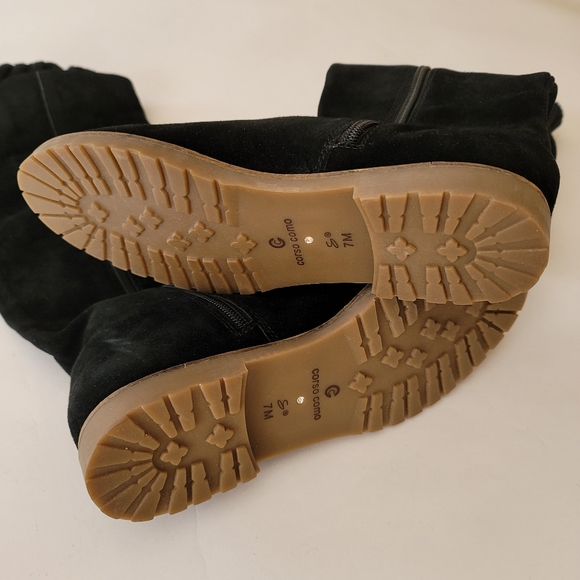 Corso Como Radar Suede Leather Upper Over-The-Knee Flat Boots. Size 7M - Picture 5 of 9